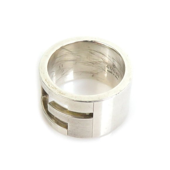 Auth GUCCI Ring Silver 925 - Picture 2 of 7